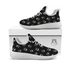 Pumpkin Faces Halloween Print Pattern White Athletic Shoes-grizzshop