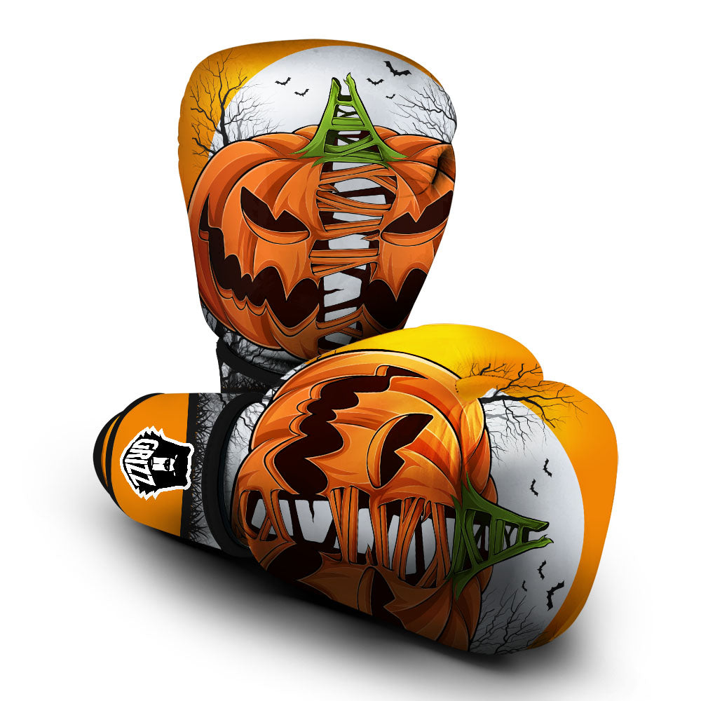 Pumpkin Halloween Character Print Boxing Gloves-grizzshop
