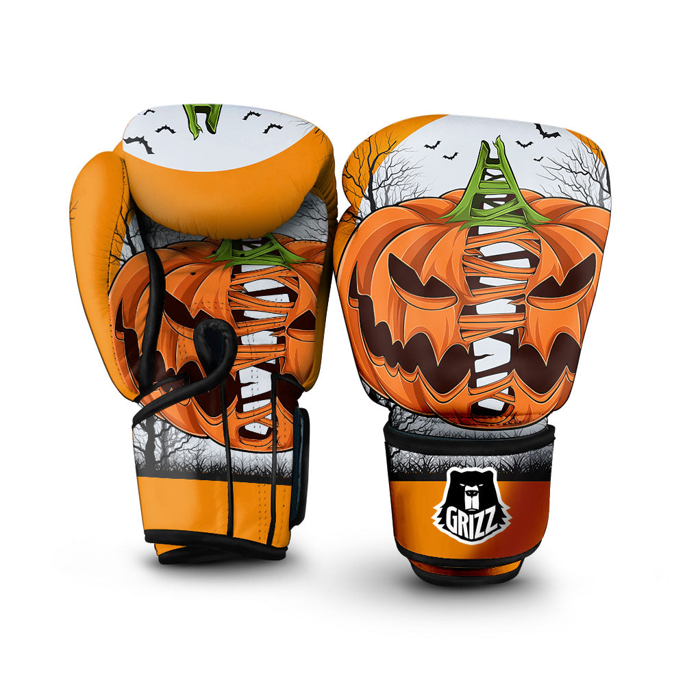 Pumpkin Halloween Character Print Boxing Gloves-grizzshop