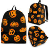 Pumpkin Halloween Pattern Print Backpack-grizzshop