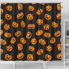 Load image into Gallery viewer, Pumpkin Halloween Pattern Print Bathroom Shower Curtain-grizzshop