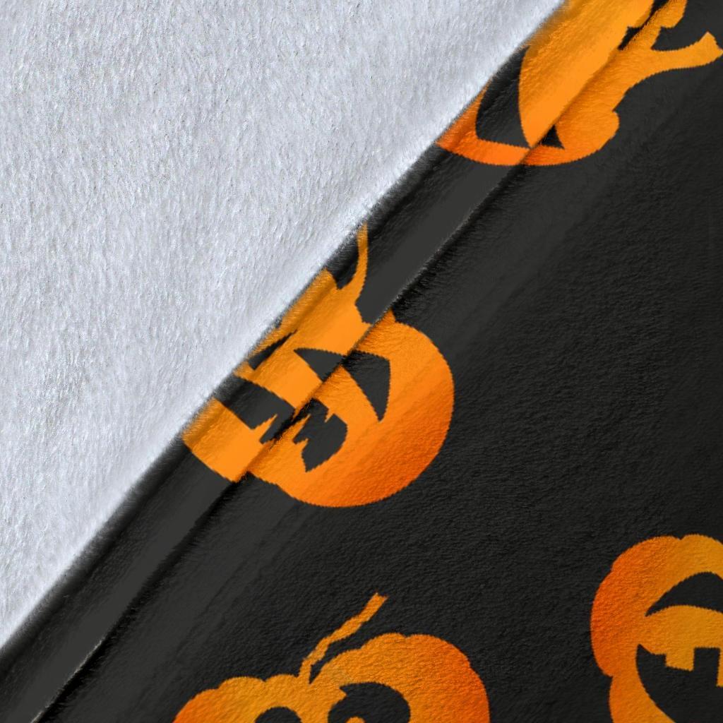 Pumpkin Halloween Pattern Print Blanket-grizzshop