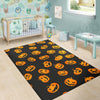 Pumpkin Halloween Pattern Print Floor Mat-grizzshop