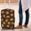 Pumpkin Halloween Pattern Print Luggage Cover Protector-grizzshop