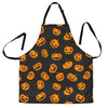Pumpkin Halloween Pattern Print Men's Apron-grizzshop