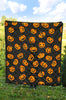 Pumpkin Halloween Pattern Print Quilt-grizzshop