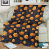 Pumpkin Halloween Print Pattern Blanket-grizzshop