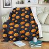 Pumpkin Halloween Print Pattern Blanket-grizzshop