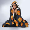 Pumpkin Halloween Print Pattern Hooded Blanket-grizzshop