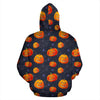 Pumpkin Halloween Print Pattern Men Women Pullover Hoodie-grizzshop