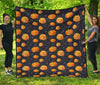 Pumpkin Halloween Print Pattern Quilt-grizzshop