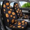 Pumpkin Halloween Print Pattern Universal Fit Car Seat Covers-grizzshop