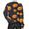 Pumpkin Halloween Print Pattern Women's Sweatshirt-grizzshop