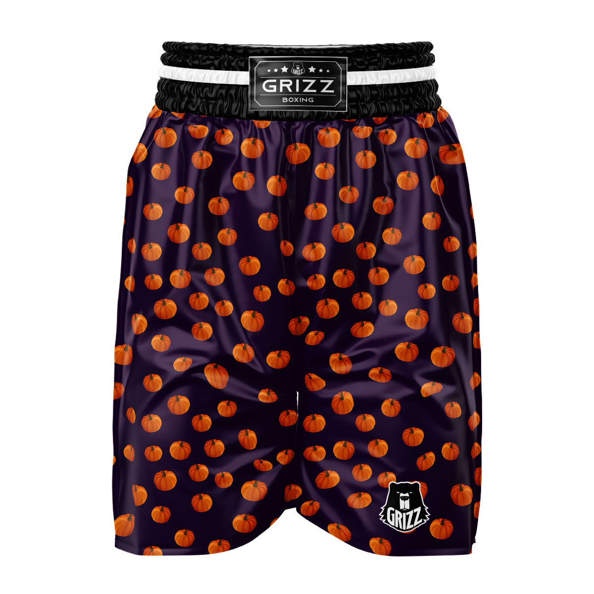 Pumpkin Little Print Pattern Boxing Shorts-grizzshop