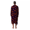 Pumpkin Little Print Pattern Men's Robe-grizzshop