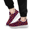 Pumpkin Little Print Pattern White Athletic Shoes-grizzshop