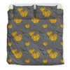 Pumpkin Pattern Print Duvet Cover Bedding Set-grizzshop