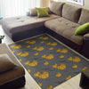 Pumpkin Pattern Print Floor Mat-grizzshop