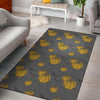 Pumpkin Pattern Print Floor Mat-grizzshop