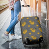 Pumpkin Pattern Print Luggage Cover Protector-grizzshop