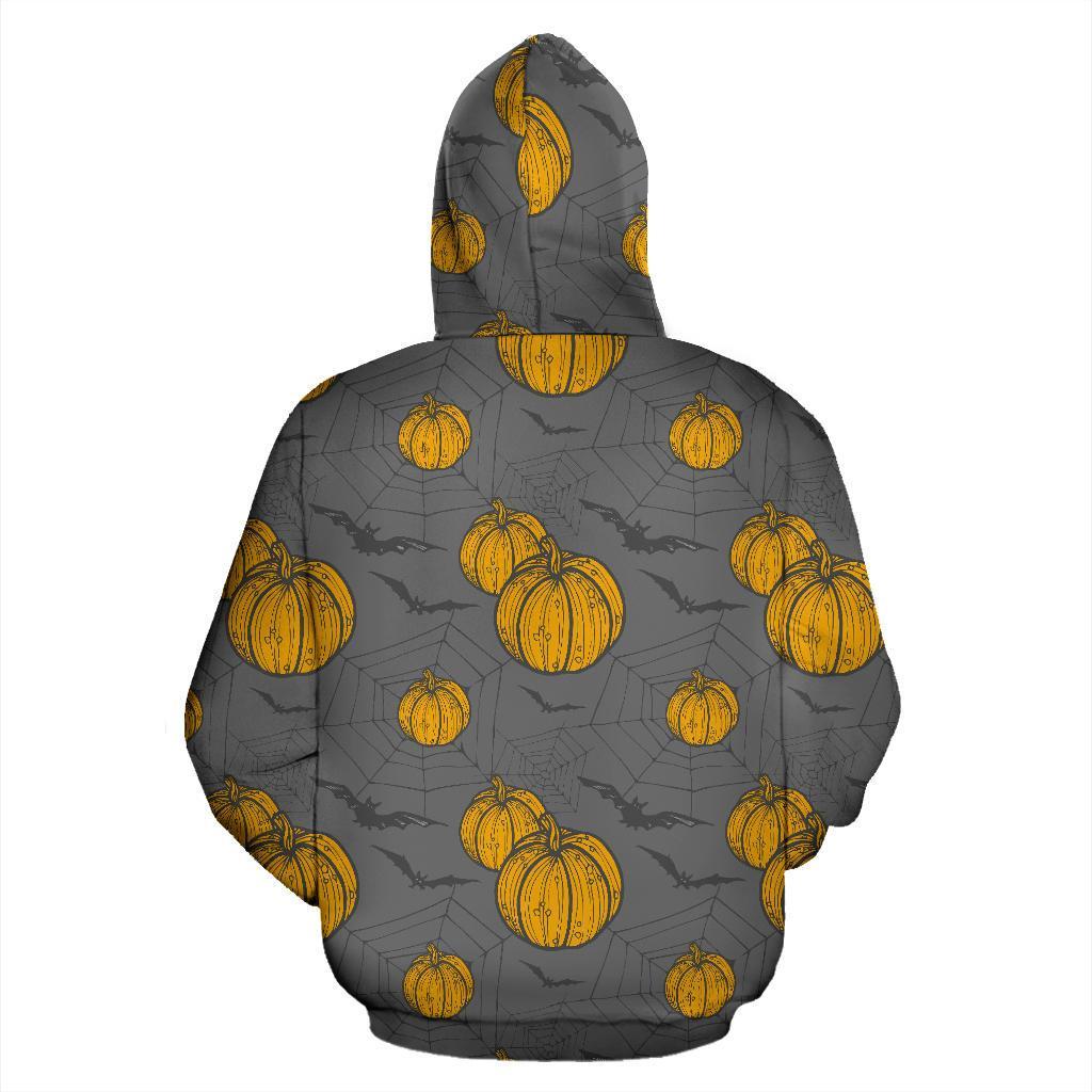 Pumpkin Pattern Print Men Women Pullover Hoodie-grizzshop