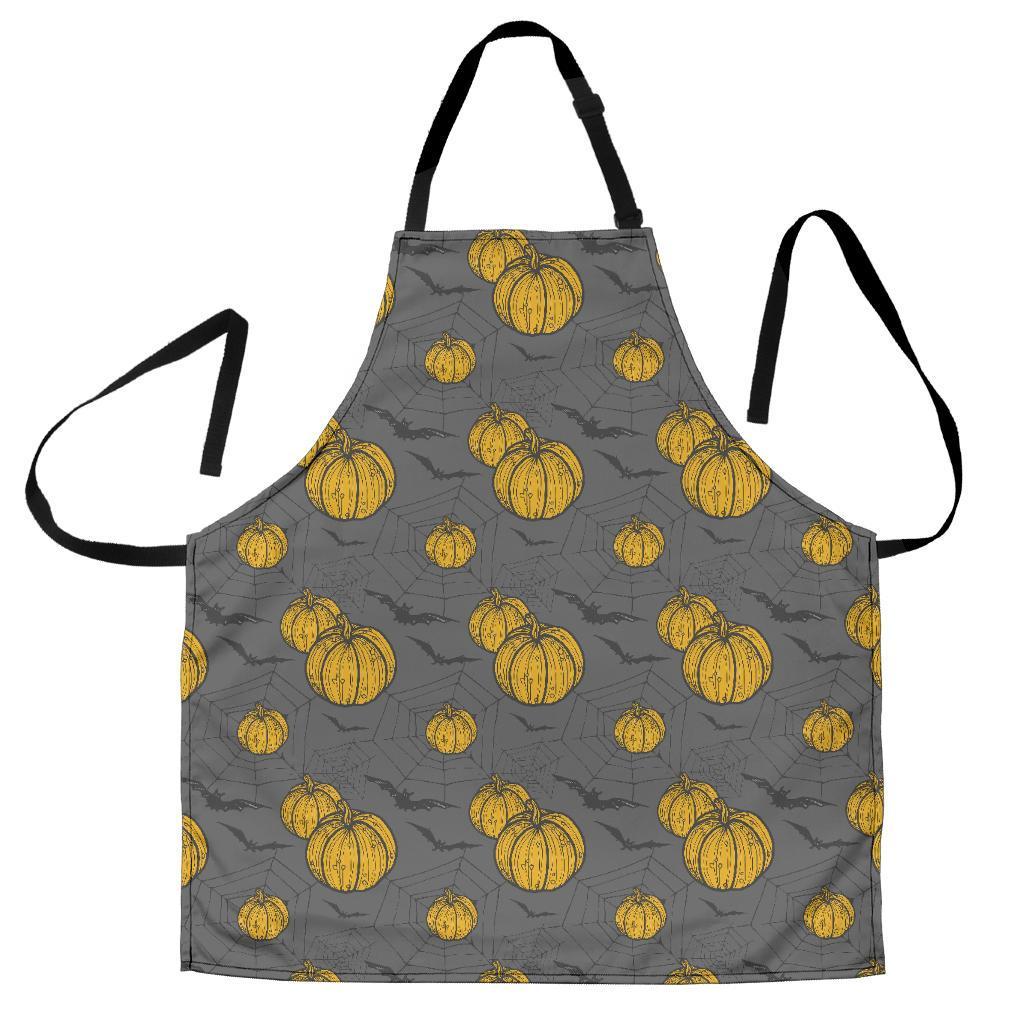 Pumpkin Pattern Print Men's Apron-grizzshop