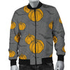 Pumpkin Pattern Print Men's Bomber Jacket-grizzshop