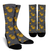 Pumpkin Pattern Print Unisex Crew Socks-grizzshop