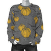 Pumpkin Pattern Print Women's Sweatshirt-grizzshop