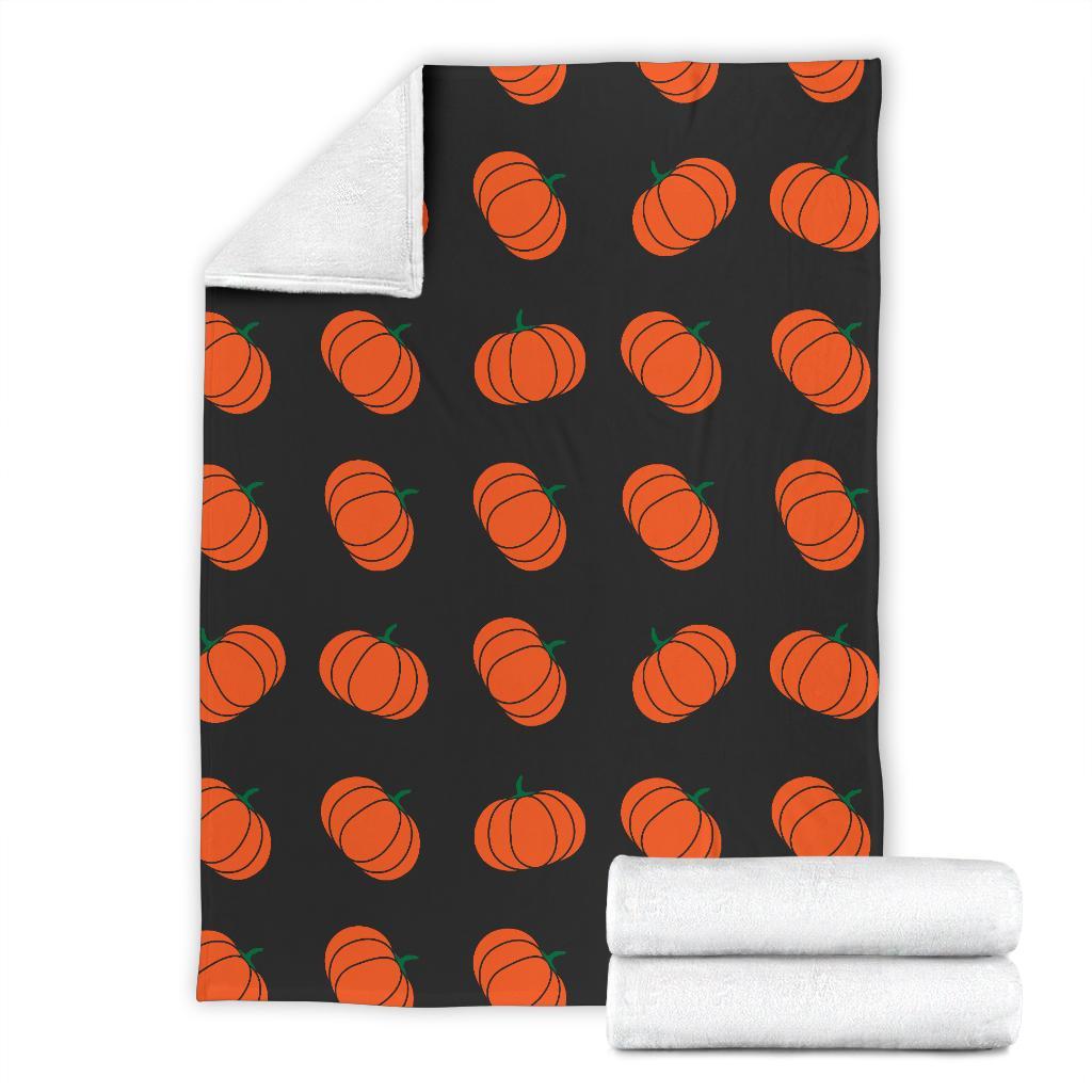 Pumpkin Print Pattern Blanket-grizzshop