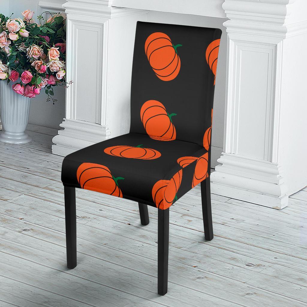 Pumpkin Print Pattern Chair Cover-grizzshop