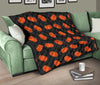 Pumpkin Print Pattern Quilt-grizzshop