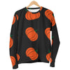 Pumpkin Print Pattern Women's Sweatshirt-grizzshop