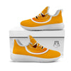 Pumpkin Print White Athletic Shoes-grizzshop