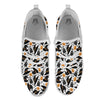 Pumpkin Witch Halloween Print Pattern White Athletic Shoes-grizzshop