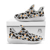 Pumpkin Witch Halloween Print Pattern White Athletic Shoes-grizzshop