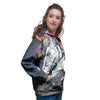 Punk Unicorn Print Women's Hoodie-grizzshop