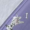 Puppy Dalmatian Dog Pattern Print Blanket-grizzshop