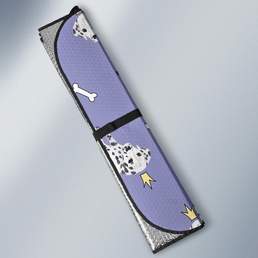 Puppy Dalmatian Dog Pattern Print Car Sun Shade-grizzshop