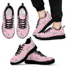 Puppy Dog Dalmatian Pattern Print Black Sneaker Shoes For Men Women-grizzshop