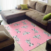 Puppy Dog Dalmatian Pattern Print Floor Mat-grizzshop