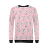 Puppy Dog Dalmatian Pattern Print Women Crewneck Sweatshirt-grizzshop