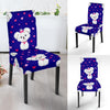 Puppy Dog Maltese Pattern Print Chair Cover-grizzshop