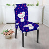 Puppy Dog Maltese Pattern Print Chair Cover-grizzshop