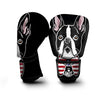 Puppy Faces Boston Terrier Print Boxing Gloves-grizzshop