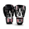 Puppy Faces Boston Terrier Print Boxing Gloves-grizzshop