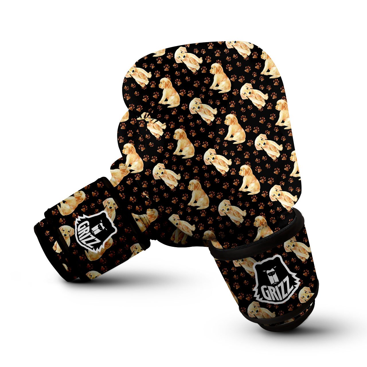 Puppy Labrador Retriever Print Pattern Boxing Gloves-grizzshop