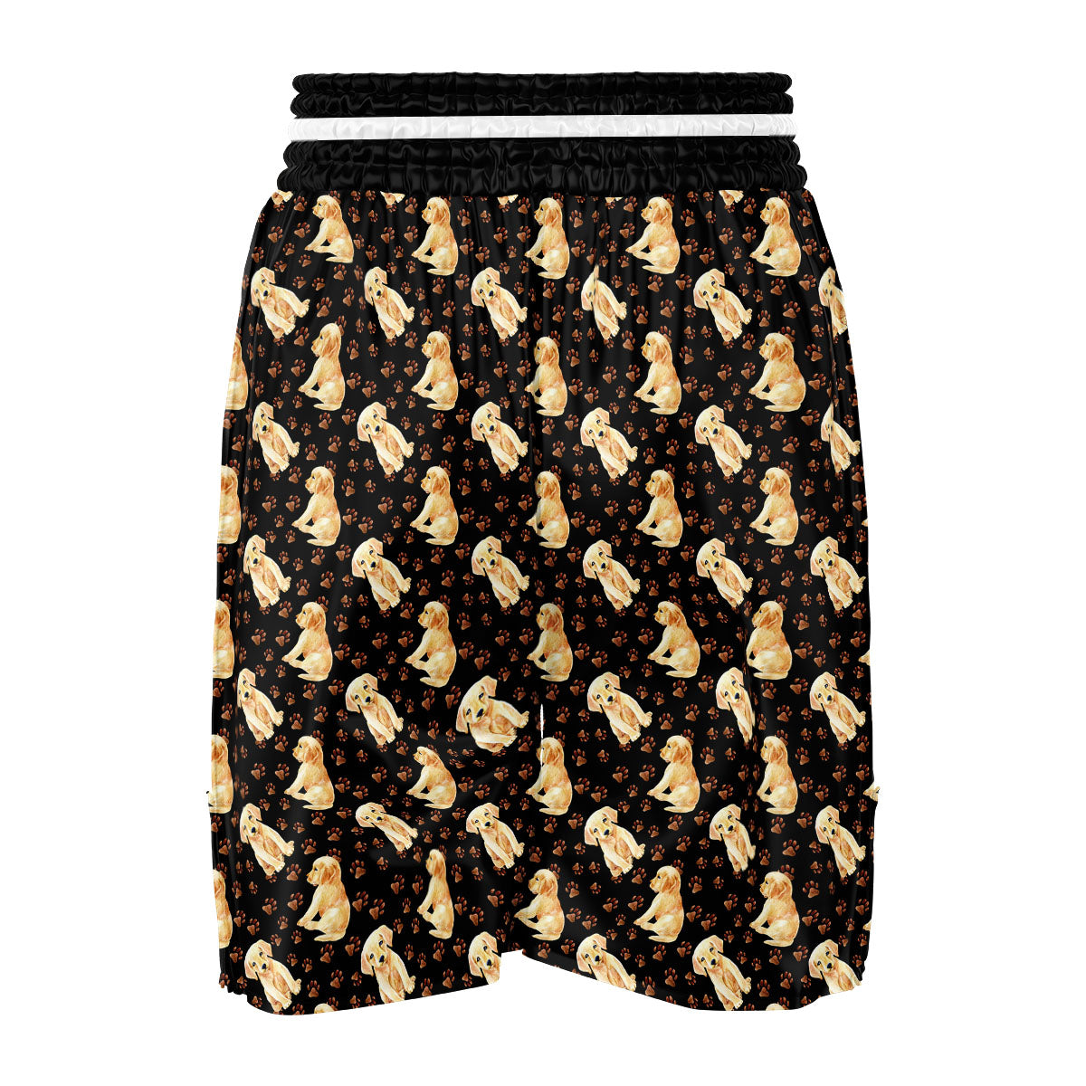 Puppy Labrador Retriever Print Pattern Boxing Shorts-grizzshop