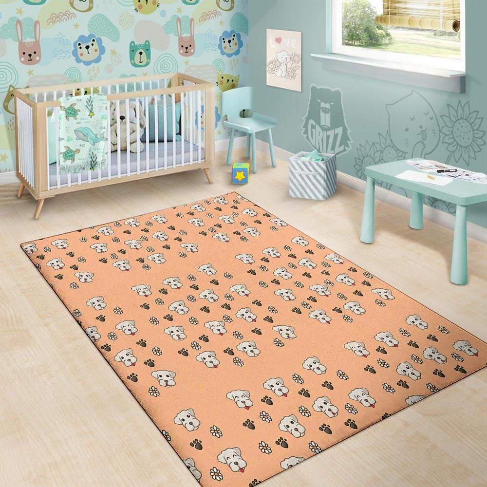 Puppy Shih Tzu Print Pattern Floor Mat-grizzshop