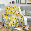 Puppy Yorkshire Terrier Dog Print Pattern Blanket-grizzshop